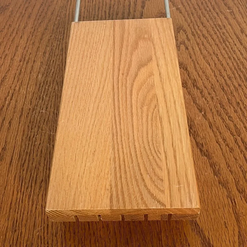 Cutco Space Saver 5 Slot Knife Block Solid Oak